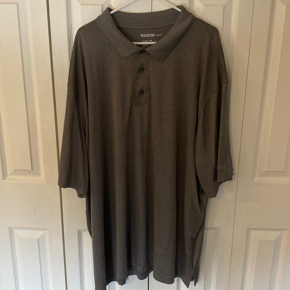 Reebok Men's Dark Gray Polo Shirt